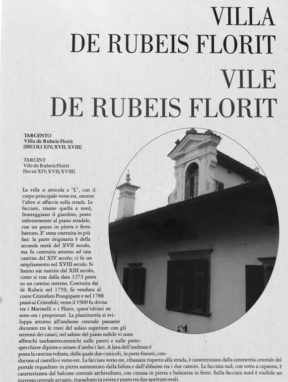 Villa De Rubeis Florit Tarcento Exteriör bild